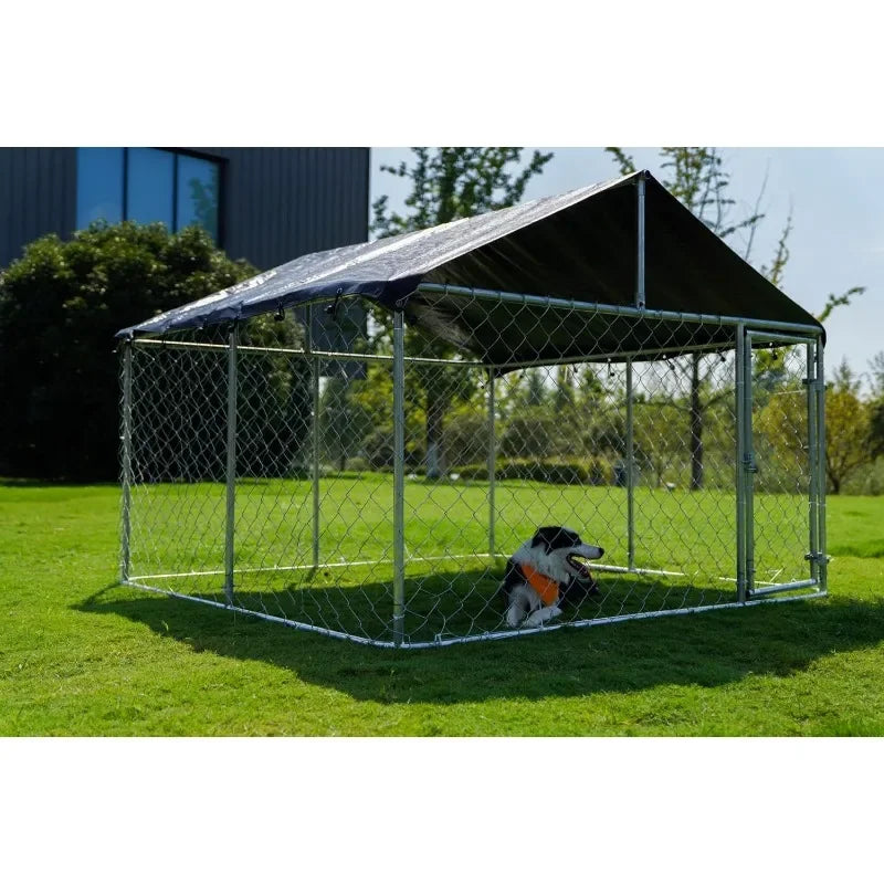 High-concerned Heavy Duty Outdoor Dog Playpen Kennel With Steel Mesh