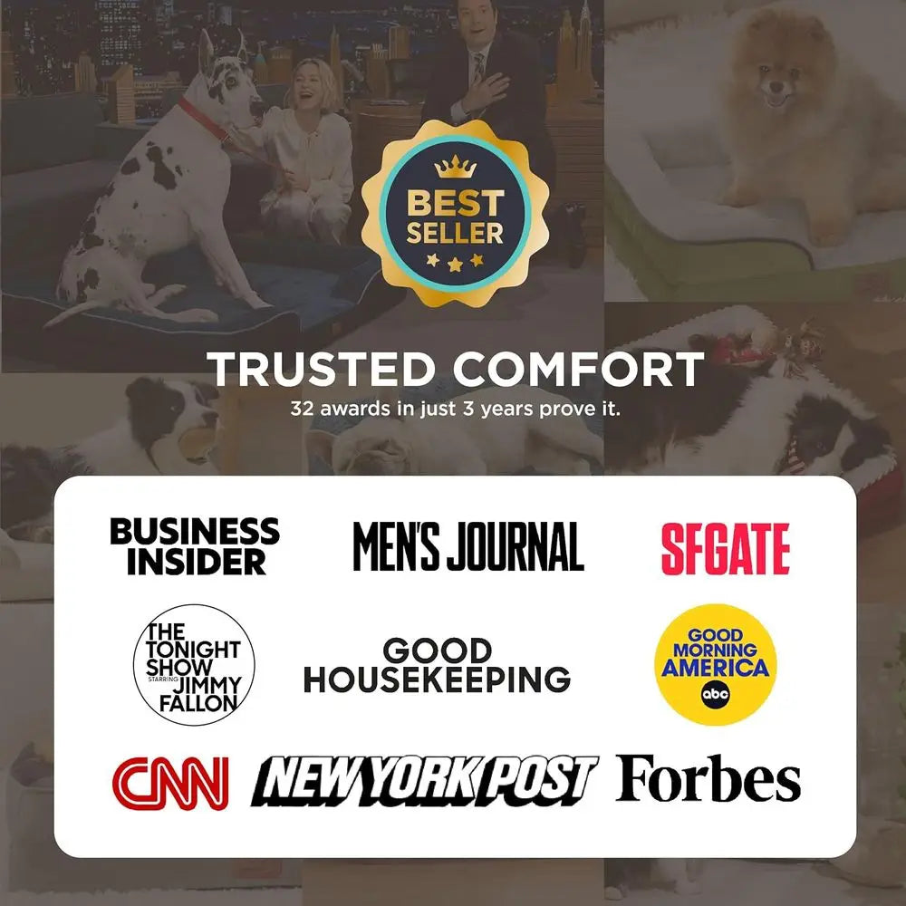 Orthopedic Dog Bed Waterproof With Washable Removable Cover
