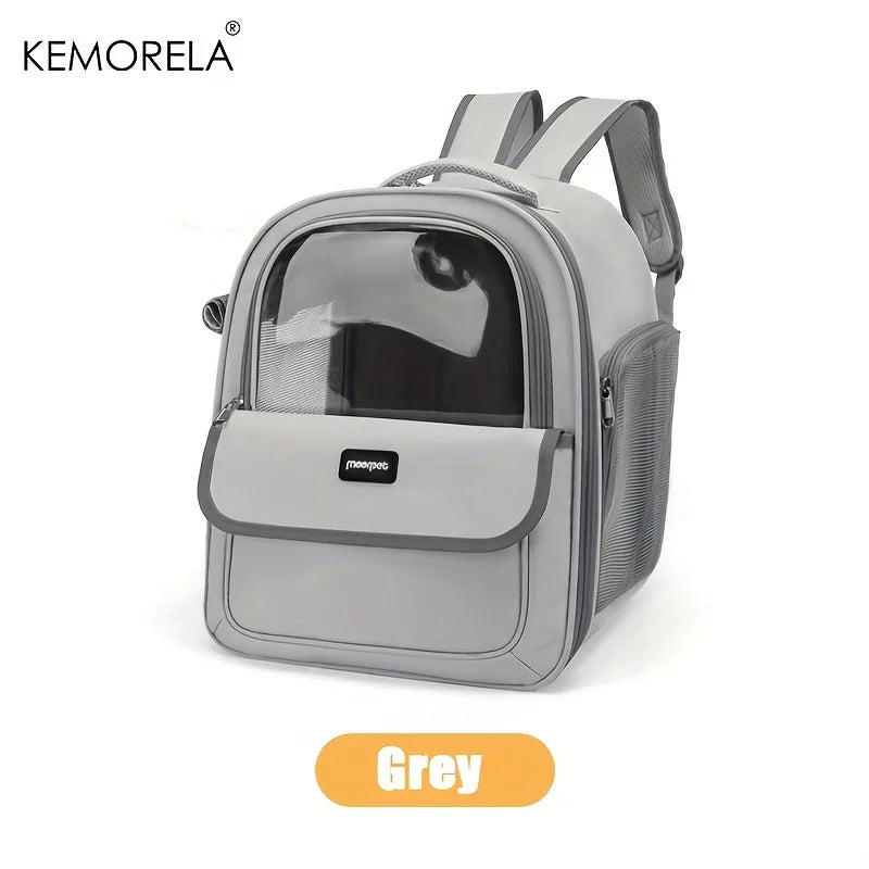 KEMORELAB Breathable Mesh Pet Carrier Backpack for Dogs and Cats