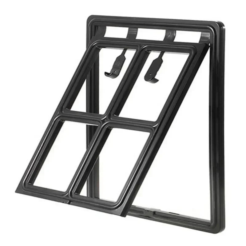 NONEDog Door Home Lockable Cat Screen Door For Mosquito Proof Window