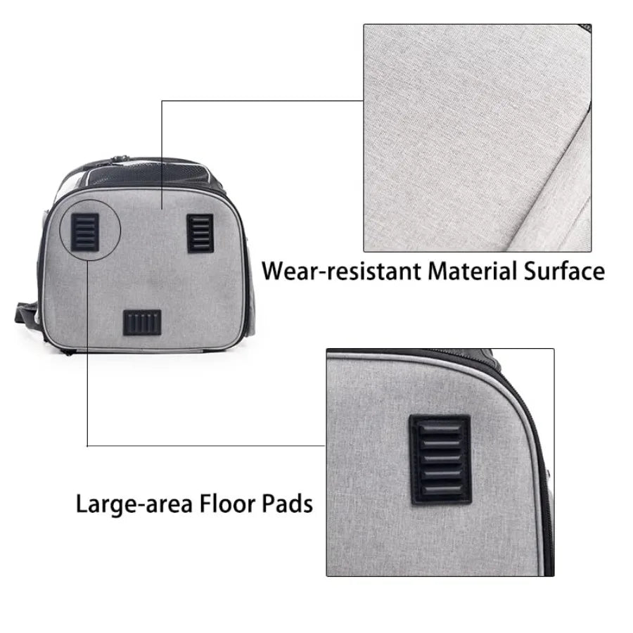 Expandable Cat Carrier Backpack For Pets Airline Approved