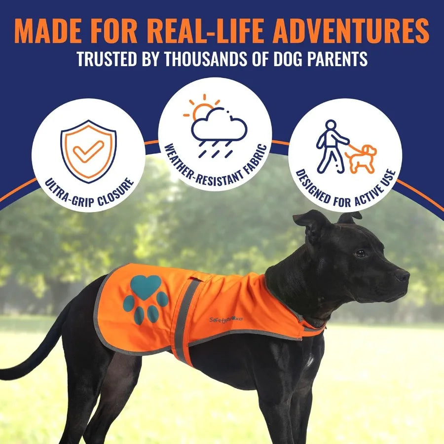Hign-concerned Reflective Dog Vest For Enhanced Safety And Visibility