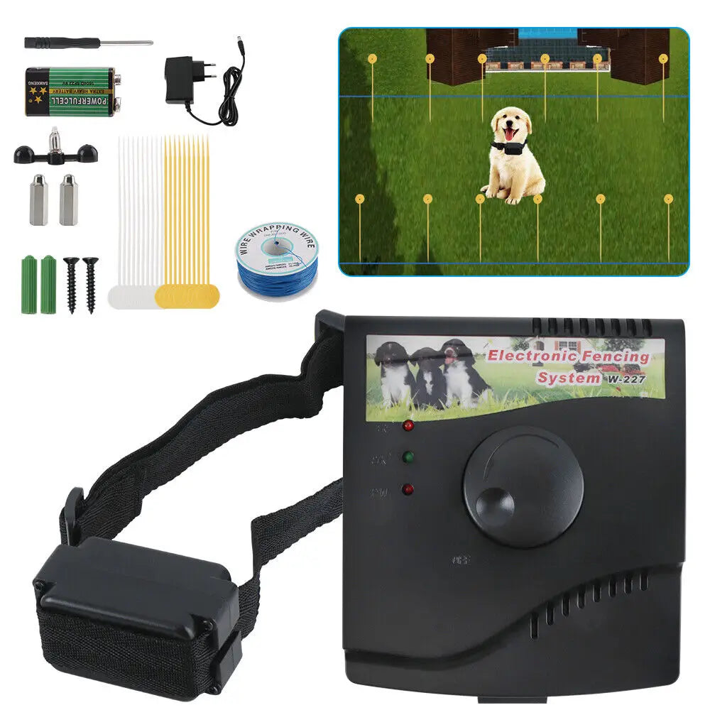 Electric Dog Fence System Containment Shock Collar Waterproof