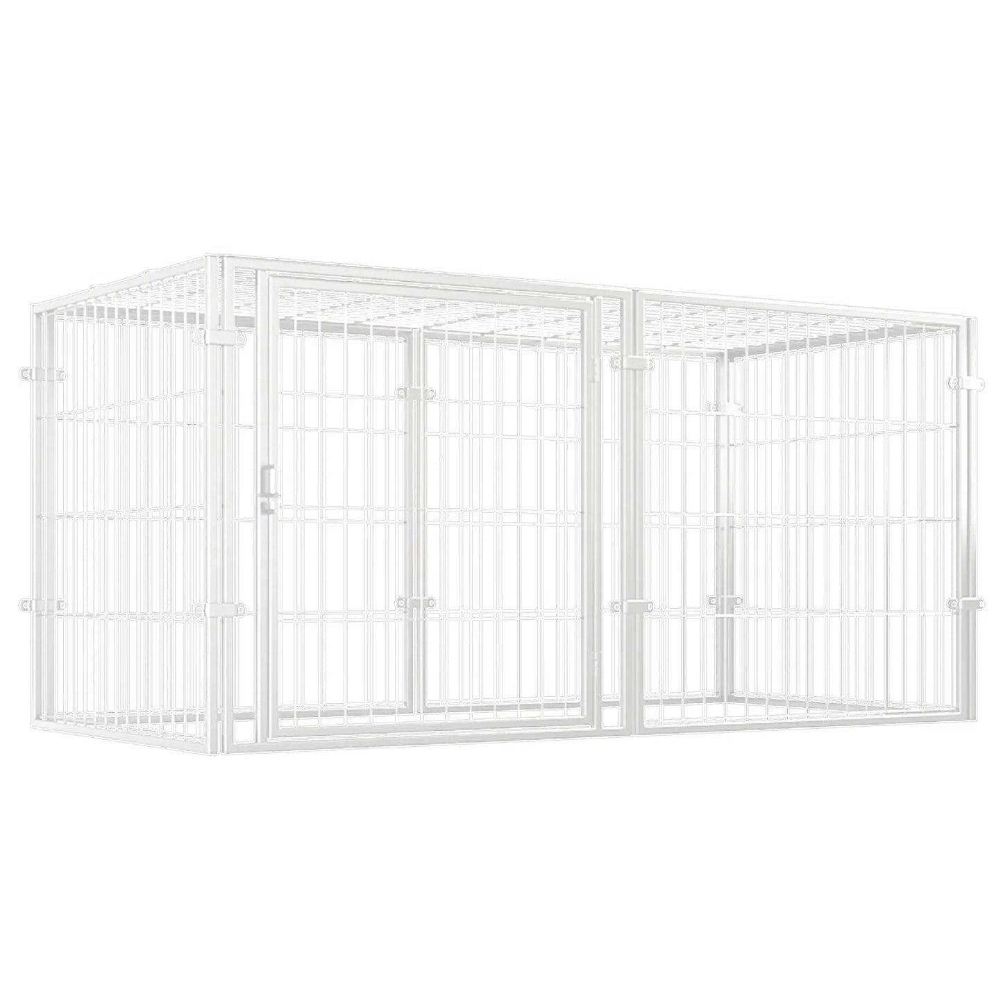Heavy Duty Wire Dog Crate With Front Door Lock Industrial