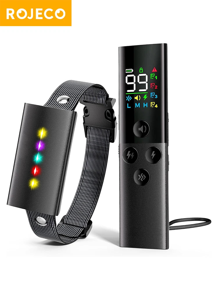 Dog Training Collar With Remote Control IP67 Waterproof 1600ft