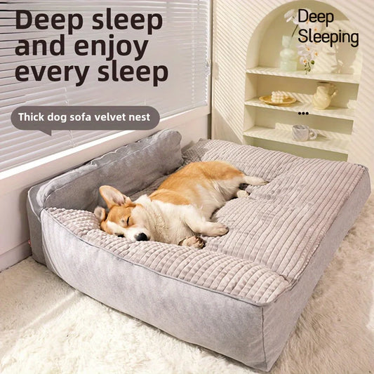 NONECN Cat and Dog Bed Non Slip Warm Small Cushion