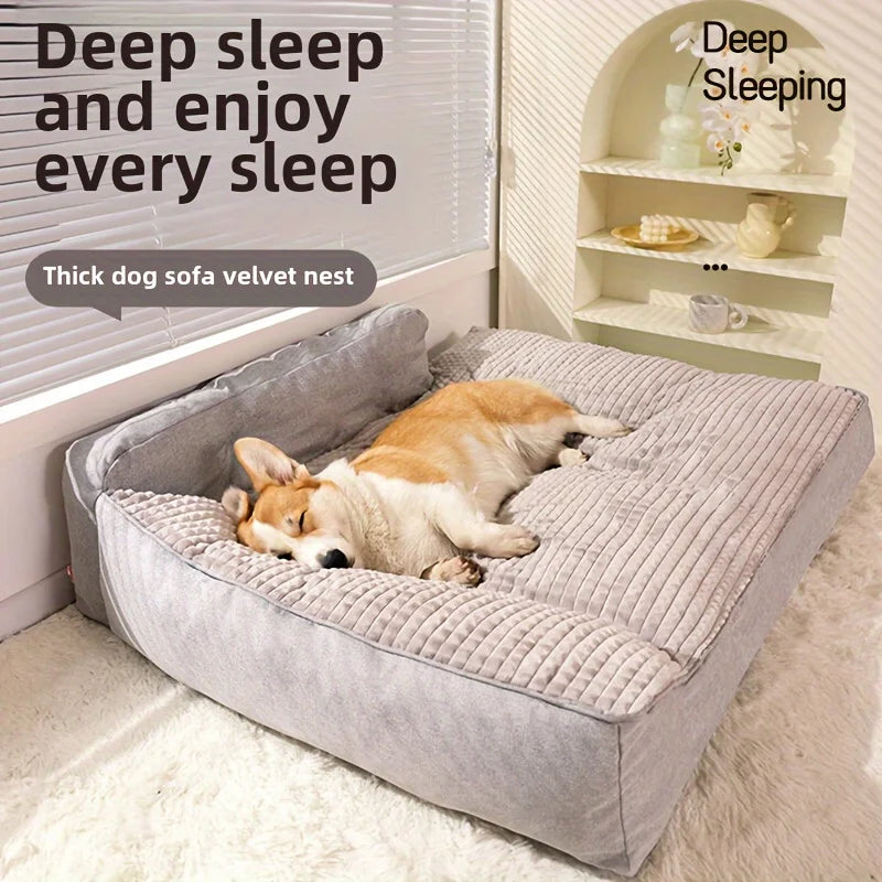 NONECN Cat Bed Kennel Non Slip Winter Warm Small Dog