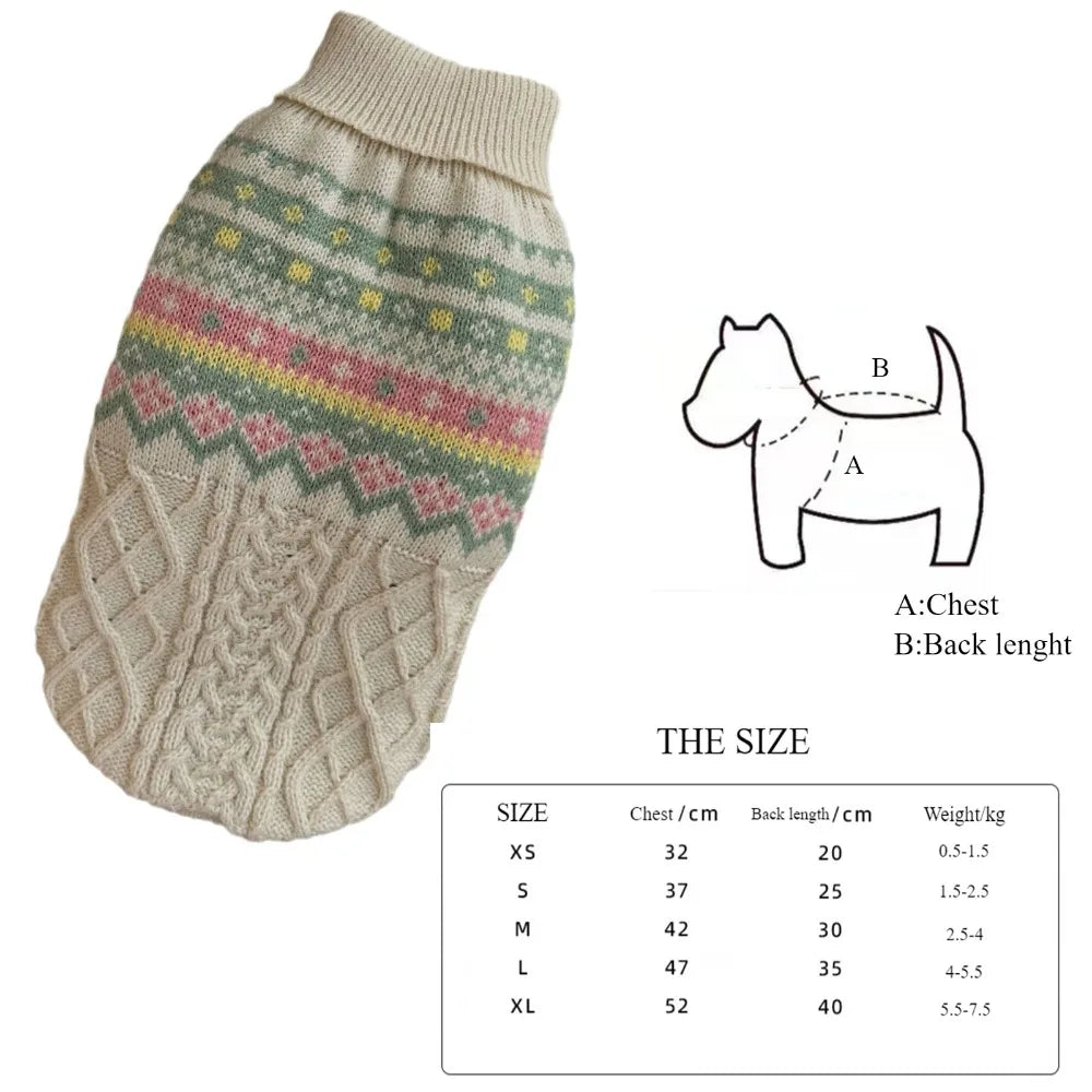 Warm Autumn and Winter Pet Sweater for Dogs and Cats
