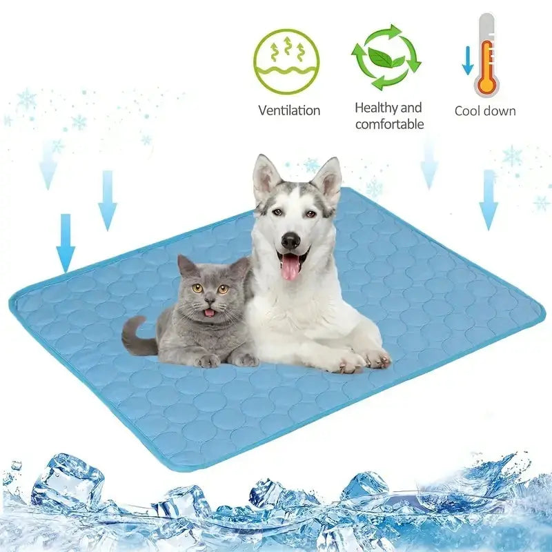 Dog Cooling Mat Summer Pet Cold Bed Extra Large For Small Big Dogs Pet Accessories Cat Durable Blanket Sofa Cat Ice Pad Blanket by Furtastic Pet Essentials