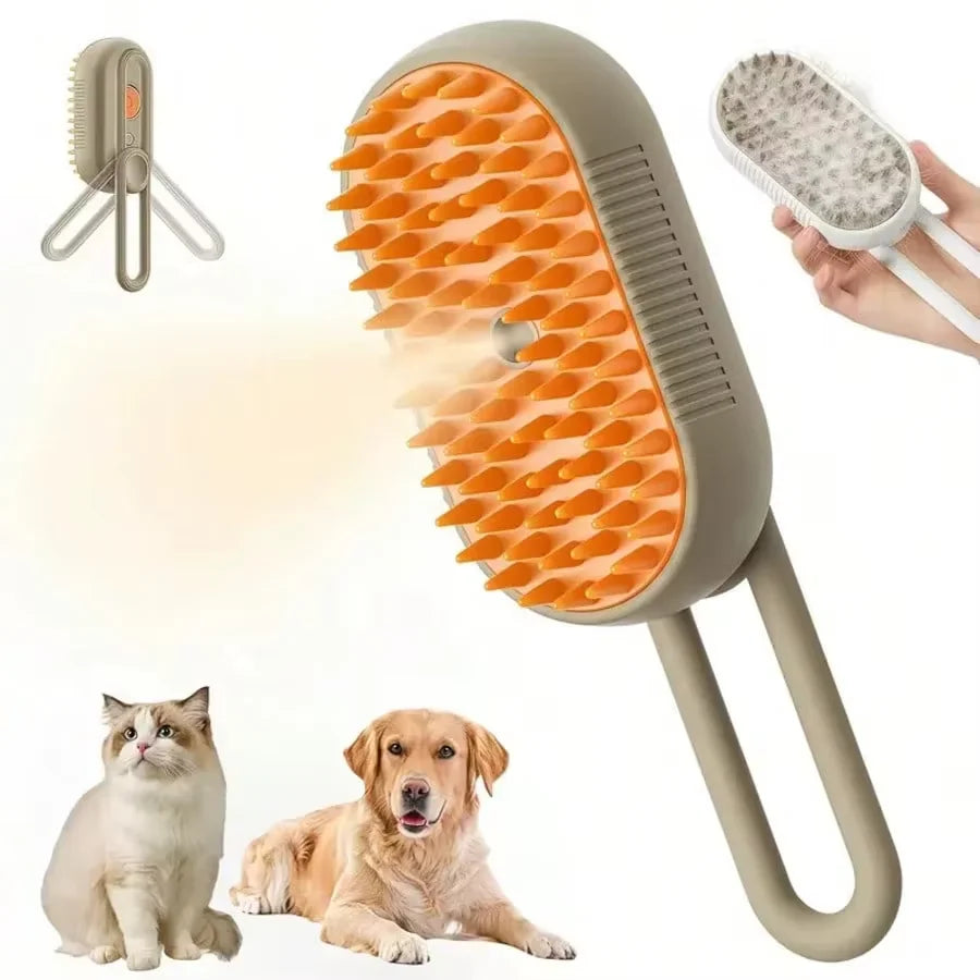 NOVELTY MOON 3 In 1 Electric Pet Grooming Brush Pro