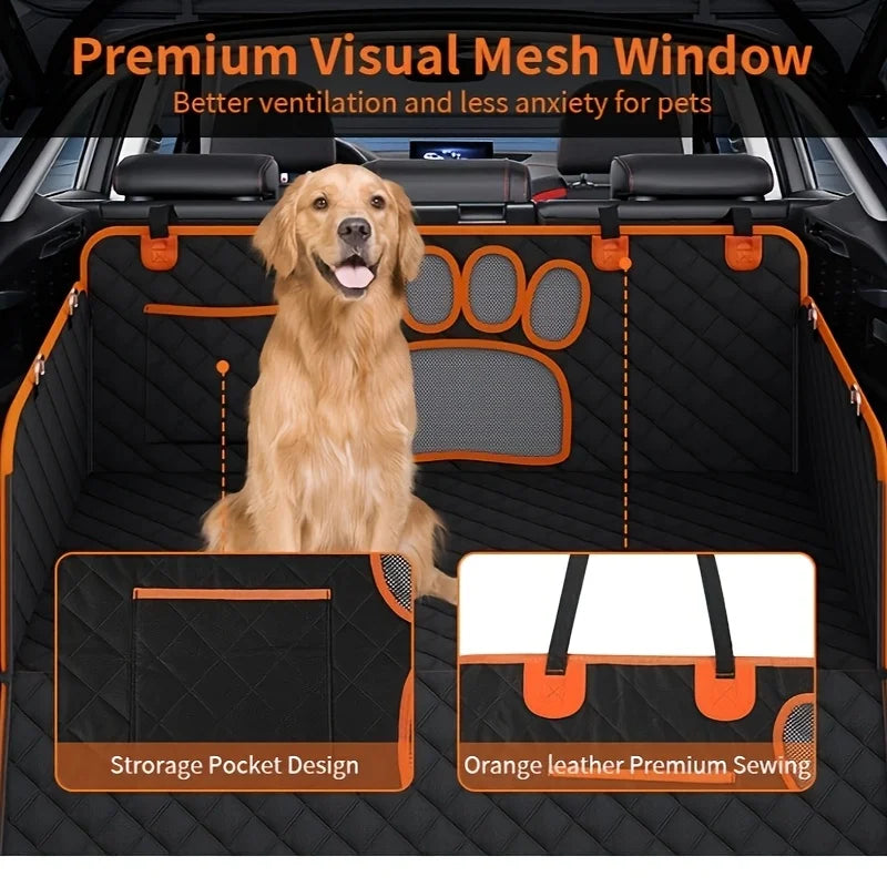 NONECN Dog Seat Cover Hammock Rear Waterproof Durable For Cars