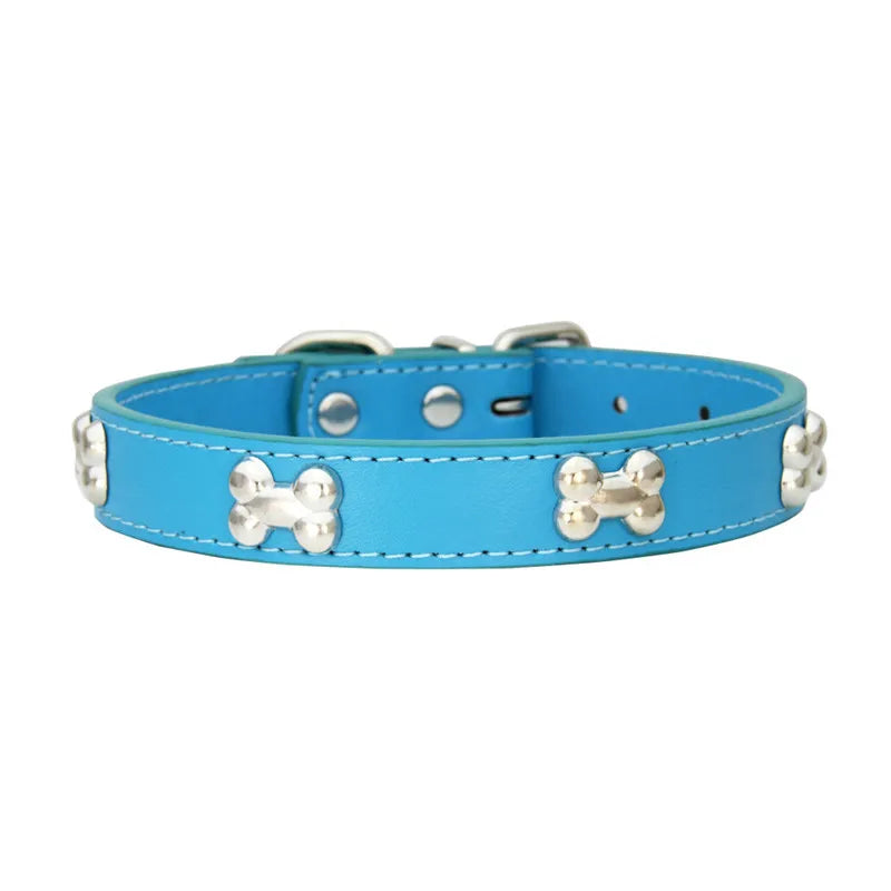 Leather Dog Collar Durable Breakaway Personalized For Pets