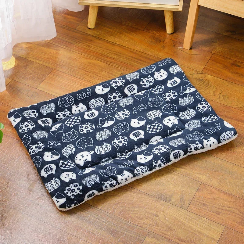 Breathable Flannel Snuffle Mat For Cats And Small Dogs Winter Warm Bed