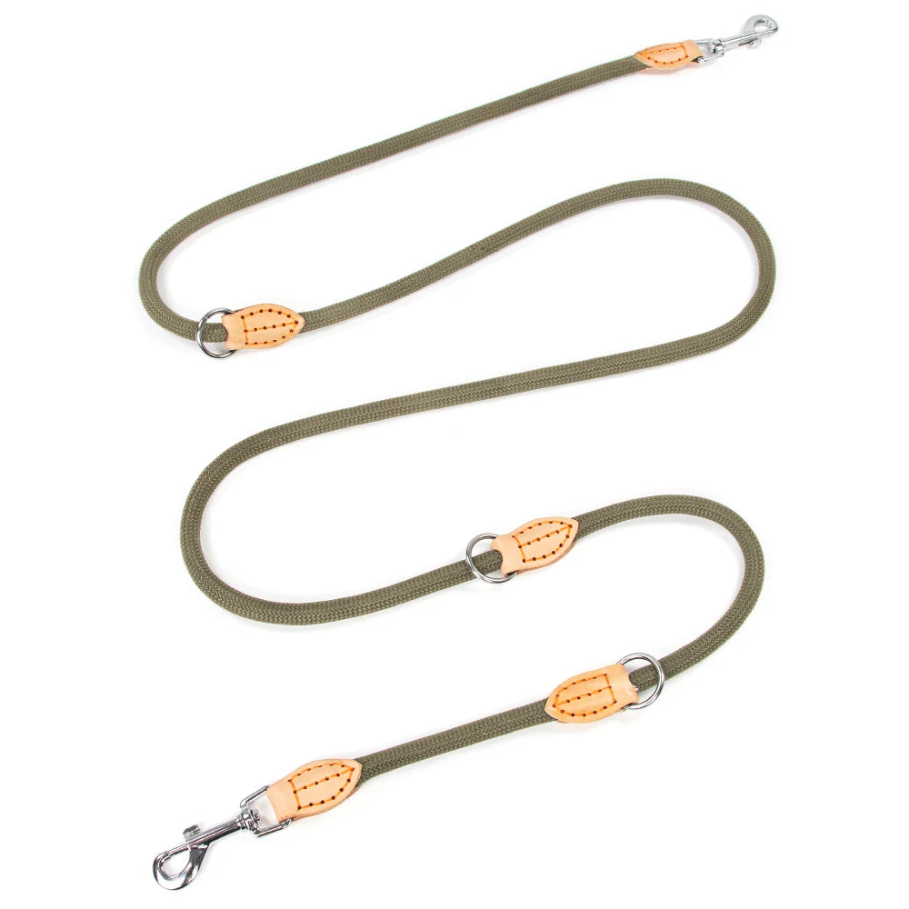 New Generation Dog Leash Nylon Hands Free For Two Dogs
