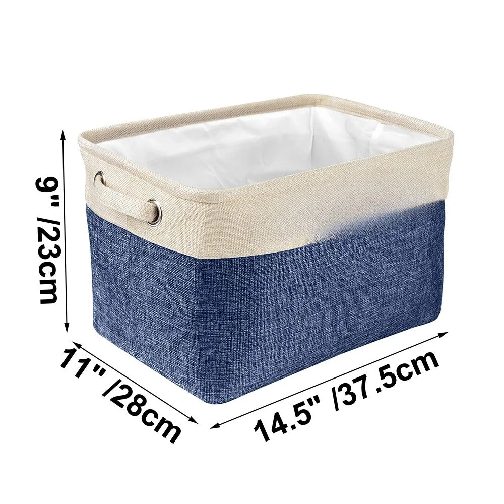 Personalized Dog Toy Basket With Free Name Print Foldable Storage