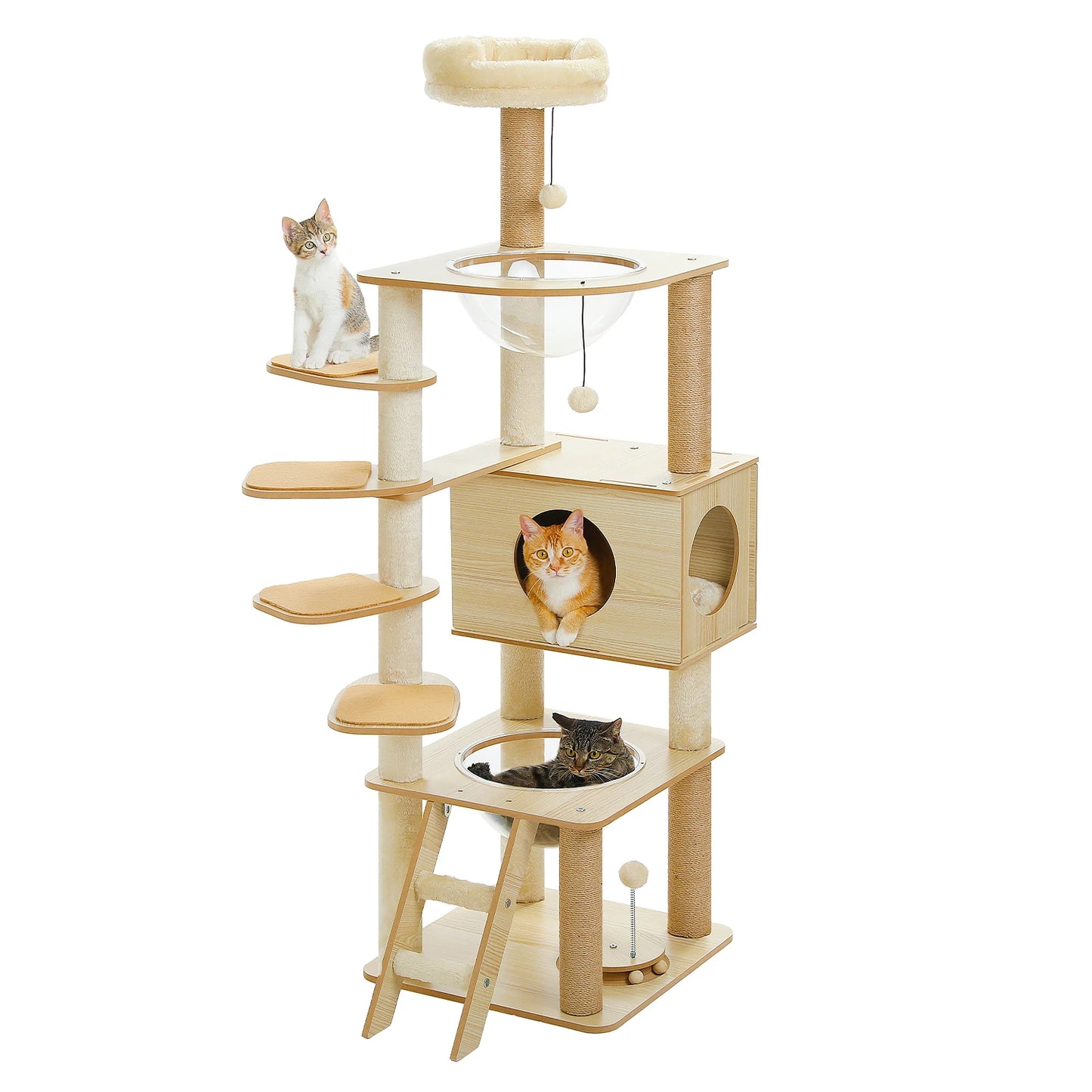 PAWZ Road Multi-Level Cat Tree Tower With Scratching Posts Durable