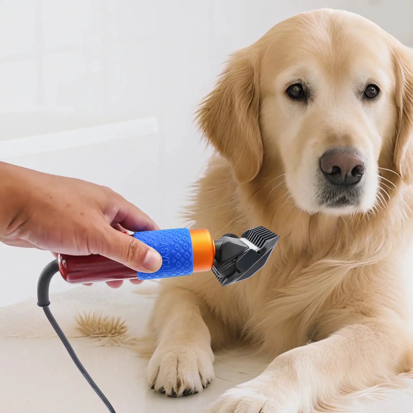 36W Professional Dog Clipper Cat Hair Trimmer Pet Grooming Kit Adjustable Clipper Comb & Detachable Blades Trimmer by Furtastic Pet Essentials