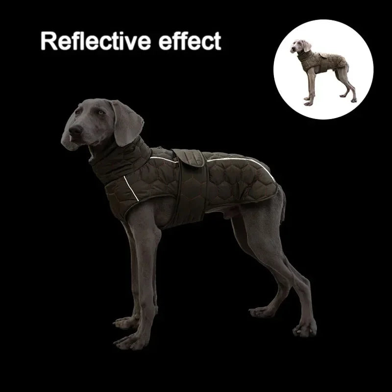Miss Pet Winter Warm Reflective Snow Suit Jacket For Dogs