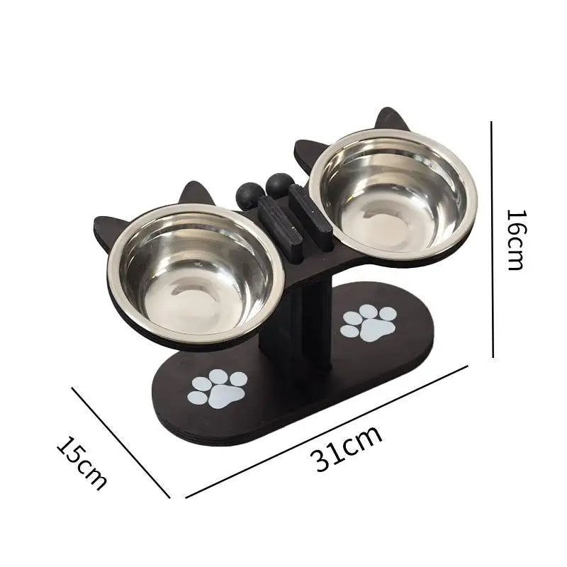 YOWEI Elevated Cat Food Bowls With Raised Non Slip Base