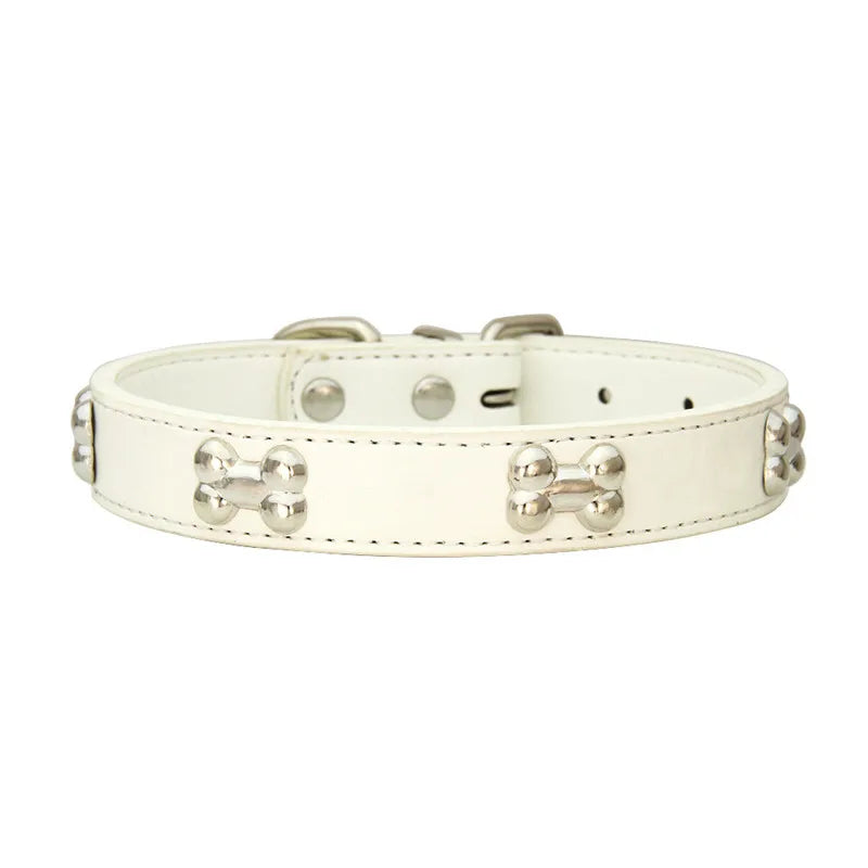 Leather Dog Collar Durable Breakaway Personalized For Pets