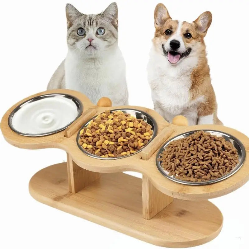 YOWEI Elevated Cat Food Bowls With Raised Non Slip Base