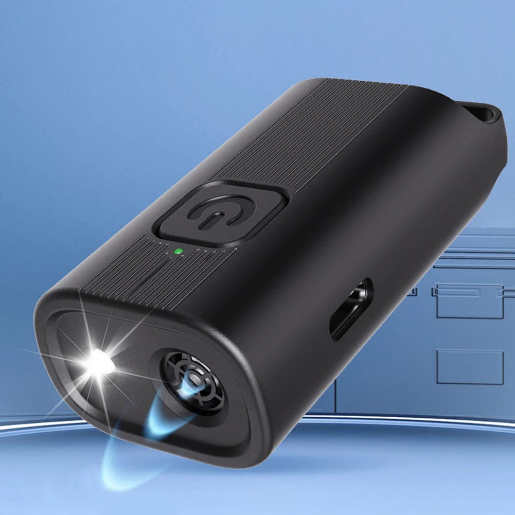 APWIKOGER Ultrasonic Anti Barking Device With LED Flashlight Rechargeable