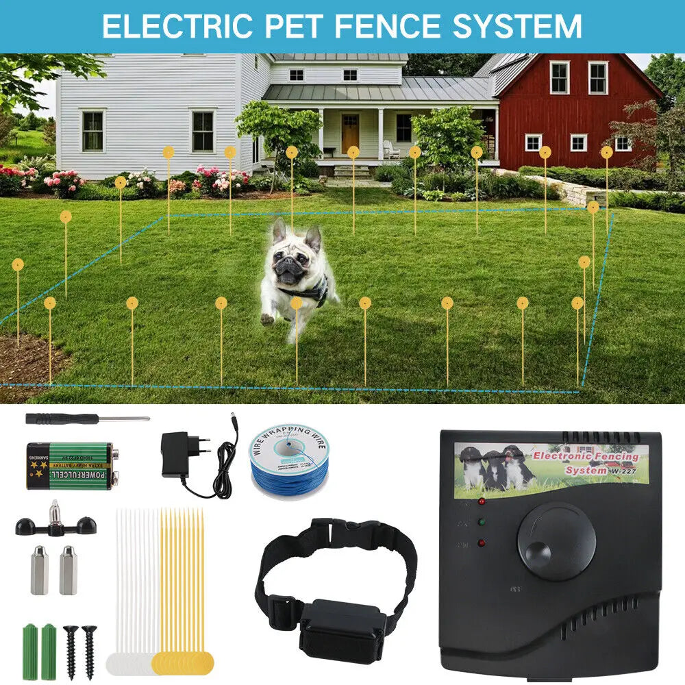 Electric Dog Fence System Containment Shock Collar Waterproof