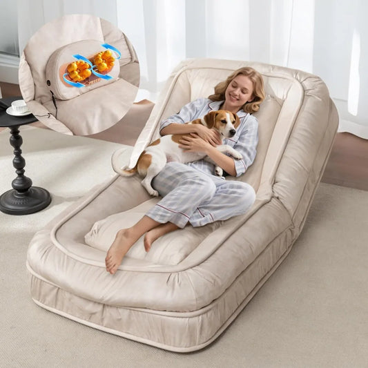 LZJV Human Dog Bed Lazy Sofa Chair 5 Adjustable Tatami