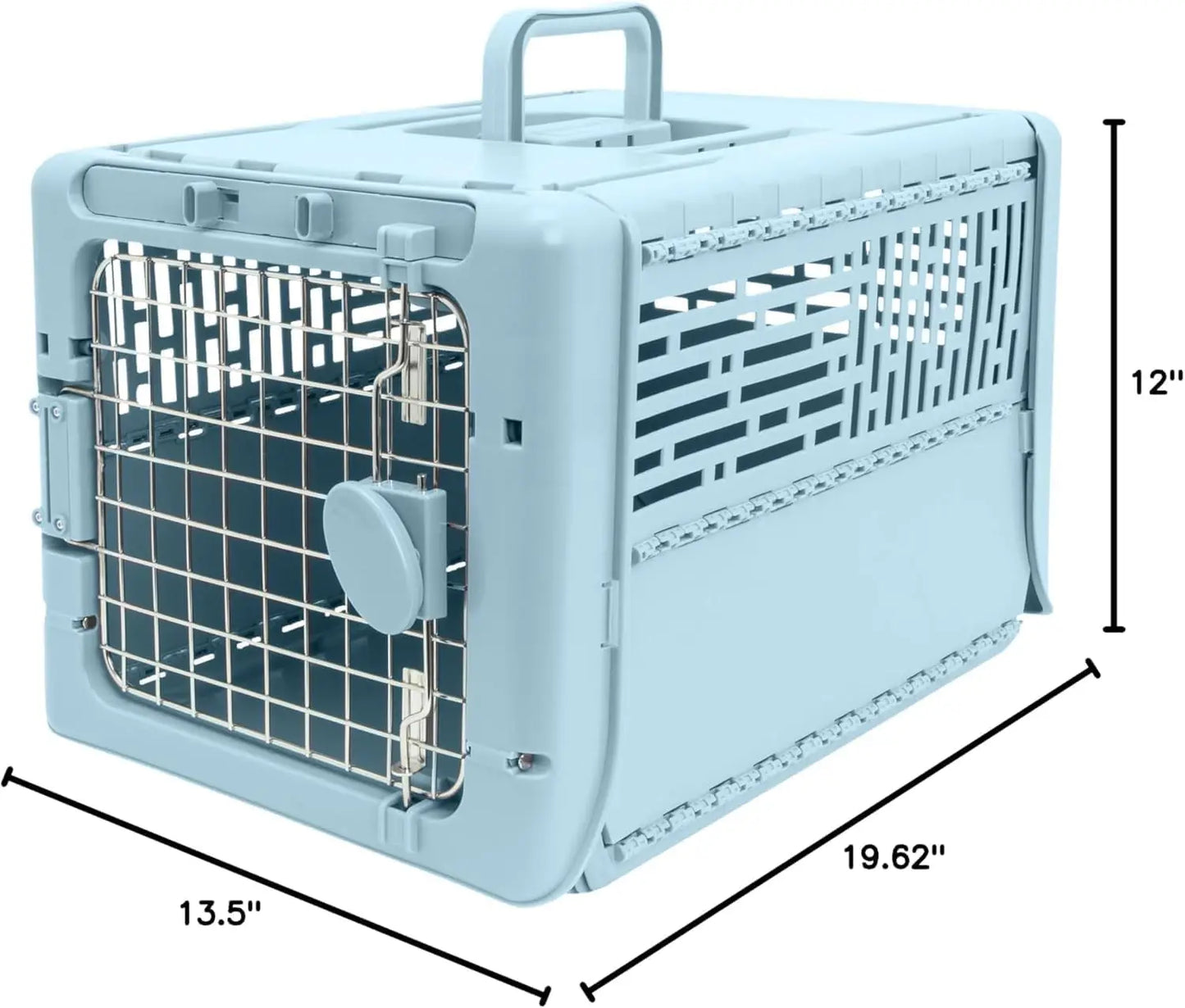 Collapsible Hard Sided Pet Travel Carrier For Small Dogs And Cats Up To 20 Lbs