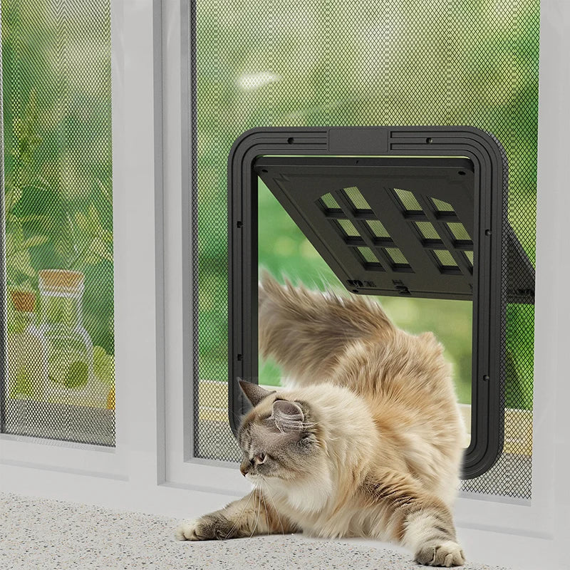 NONEDog Door Universal Screen Door Flap With 4 Entries