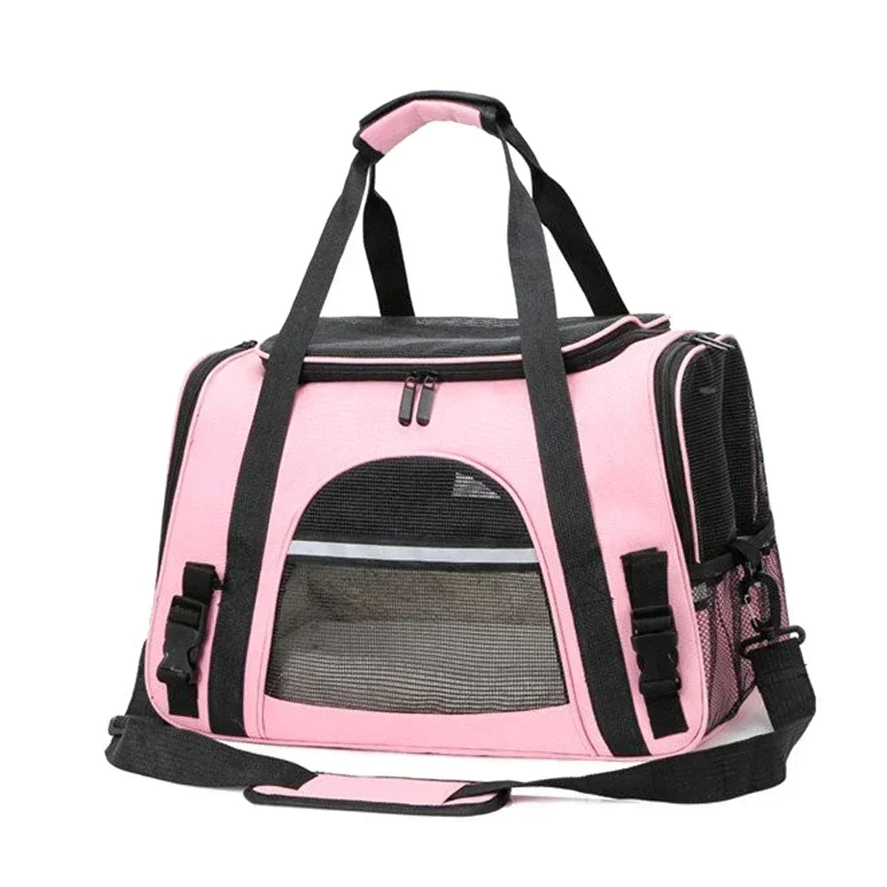Dog Carrier Backpack With Thick Cotton Cushion Breathable Mesh