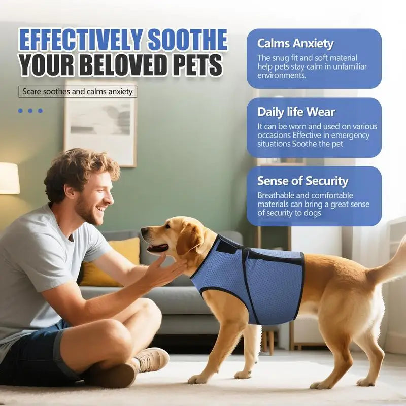 Thunderstorm Relief Pet Vest Breathable Anxiety For Dogs And Cats