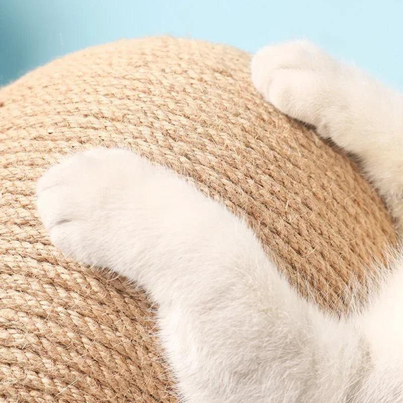 Cat Scratching Ball Toy Sisal Rope Ball for Cats