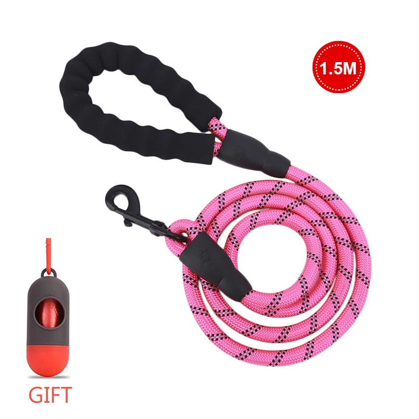 BoluxCN Reflective Dog Leash With Padded Handle For Walking