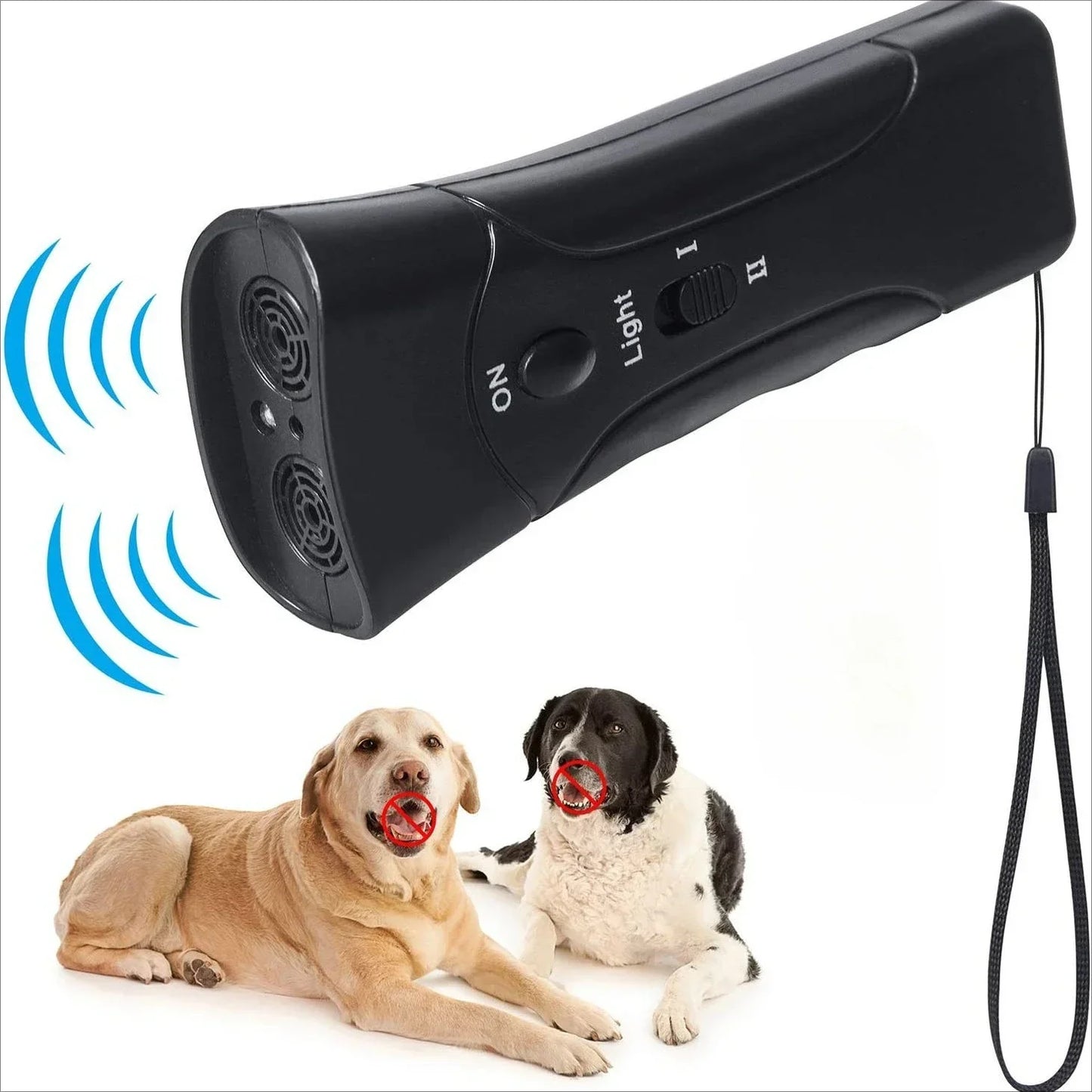 High-concerned Ultrasonic Dog Bark Deterrent Trainer With LED Light