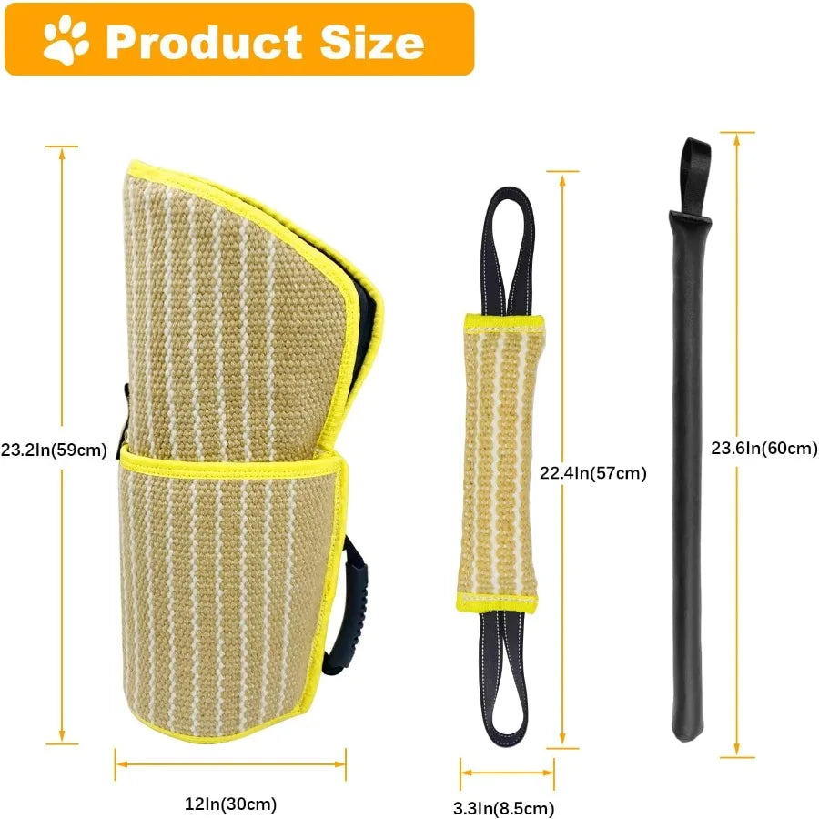 Dog Bite Training Set With Sleeve Pillow Tug Toy Equipment