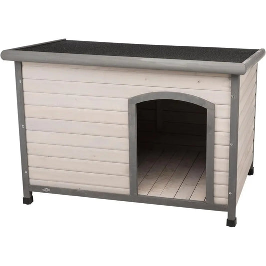 Classic Wooden Outdoor Dog House With Weatherproof Sealer