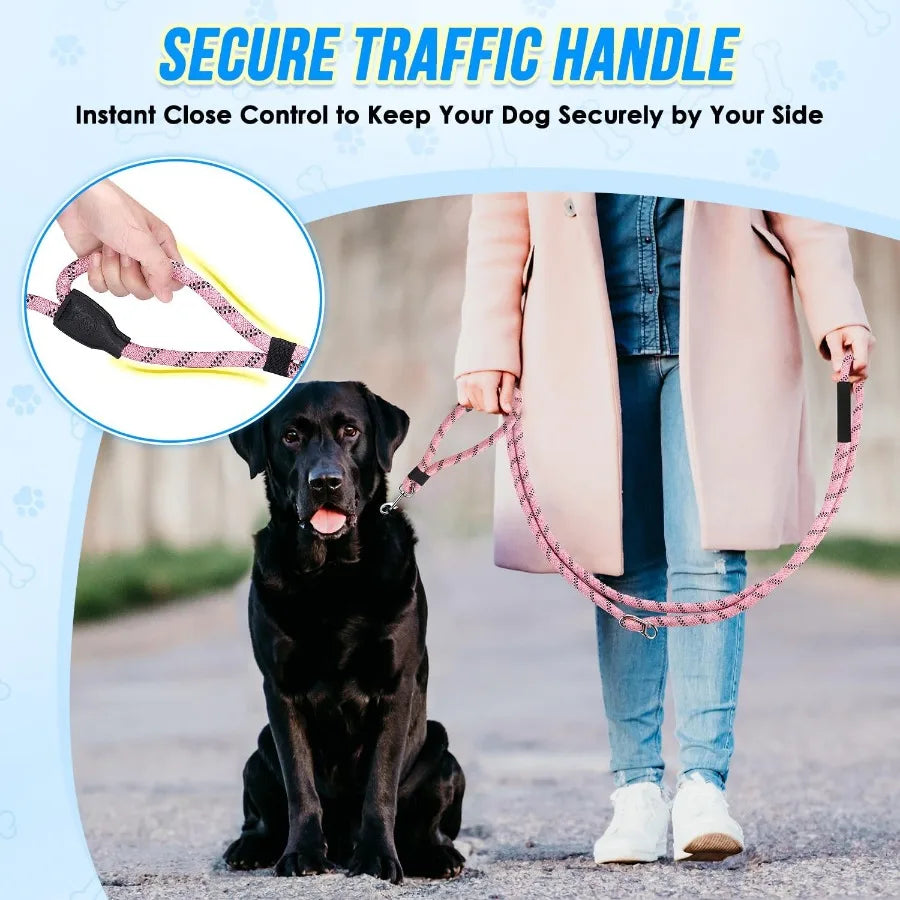 High Concerned Hands Free Dog Leash No Pull Nylon Duty