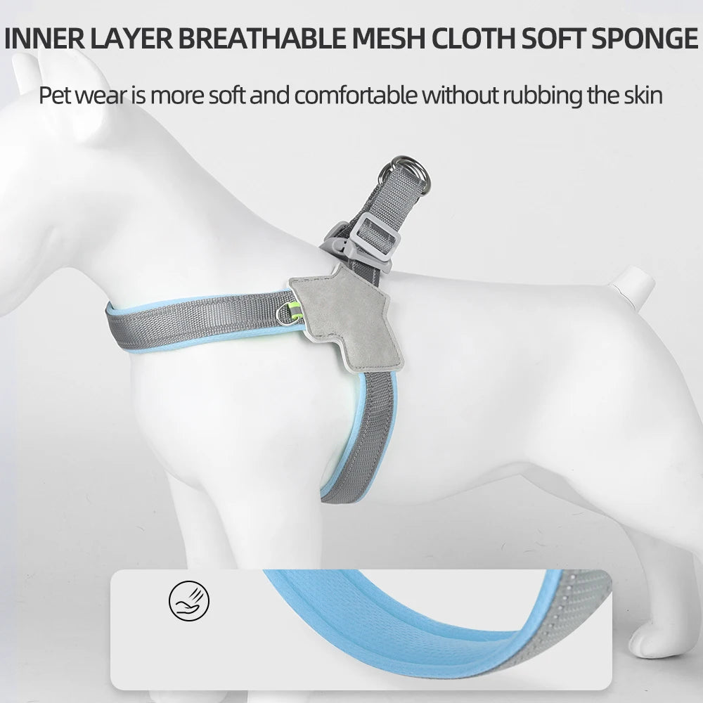 YTYINCN No Pull Reflective Dog Harness Vest With Adjustable Chest