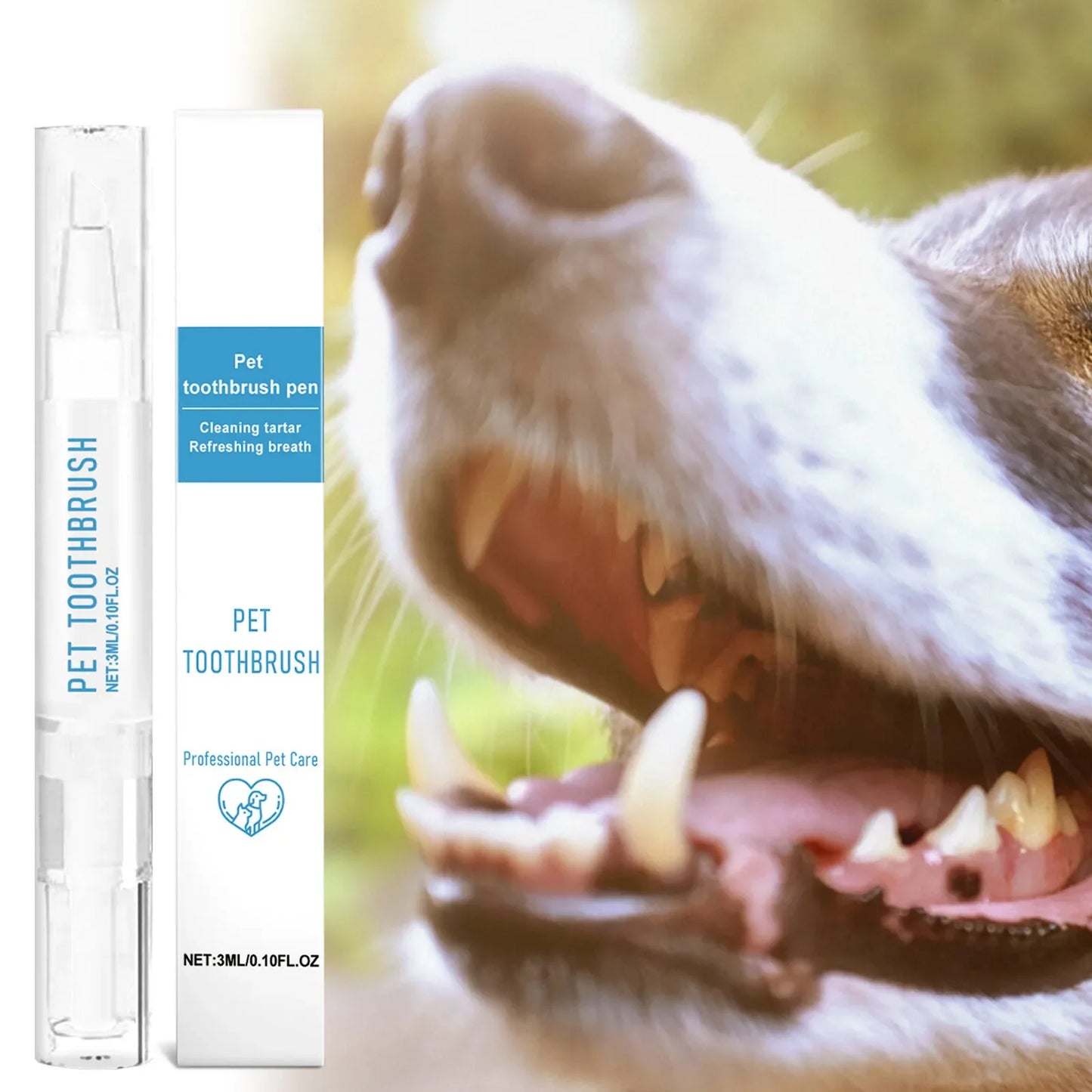 Pet Toothbrush Pen Teeth Cleaning for Dogs and Cats