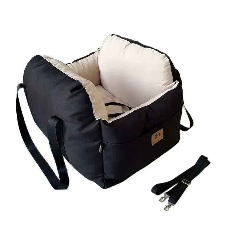 Dog Car Seat With Safety Belt Four Season Pet Cushion