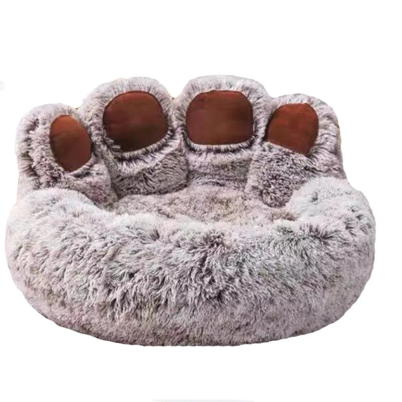 Fluffy, Cozy Pet Lounging Bed