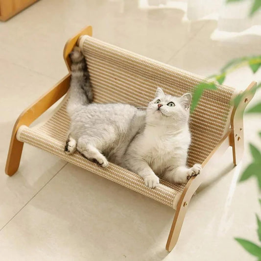 Cat Hammock Sofa 2-In-1 Rest and Scratch Pet Furniture