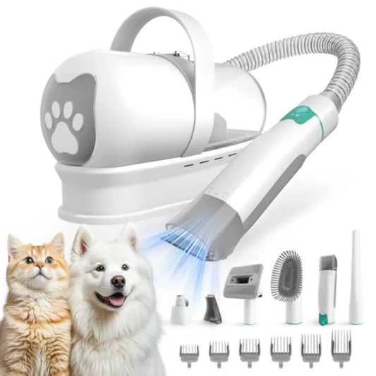 MDNG Dog Grooming Kit 6in1 Vacuum With Adjustable Suction