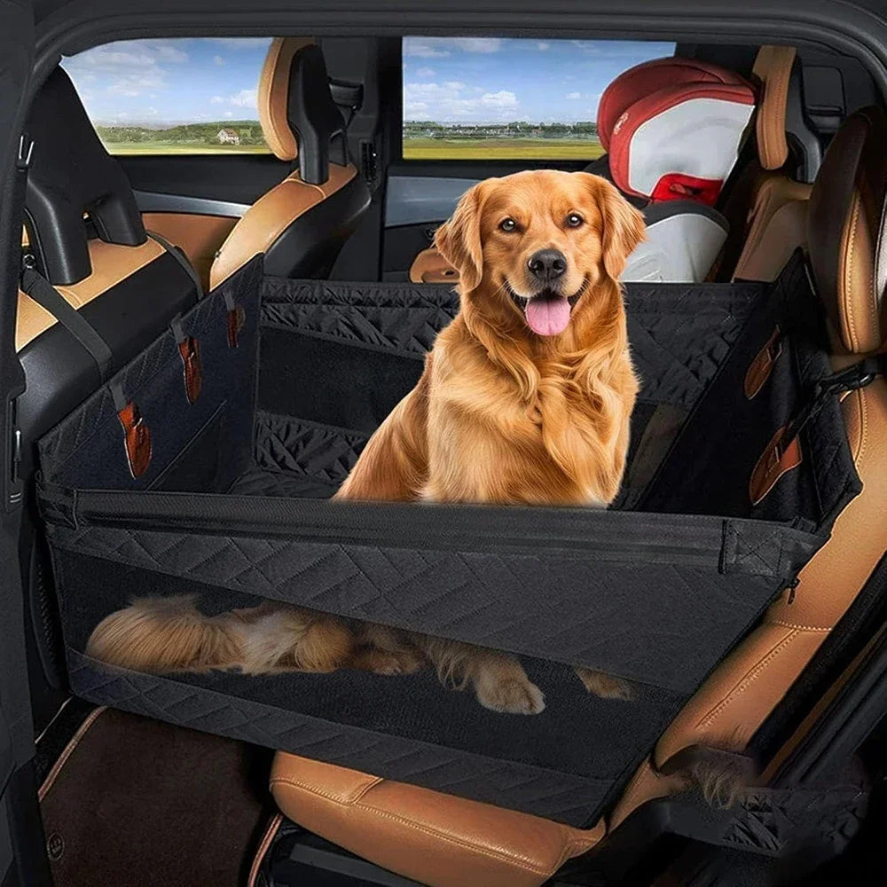 Extended Dog Car Seat Cover Luxury Oxford Back Seat
