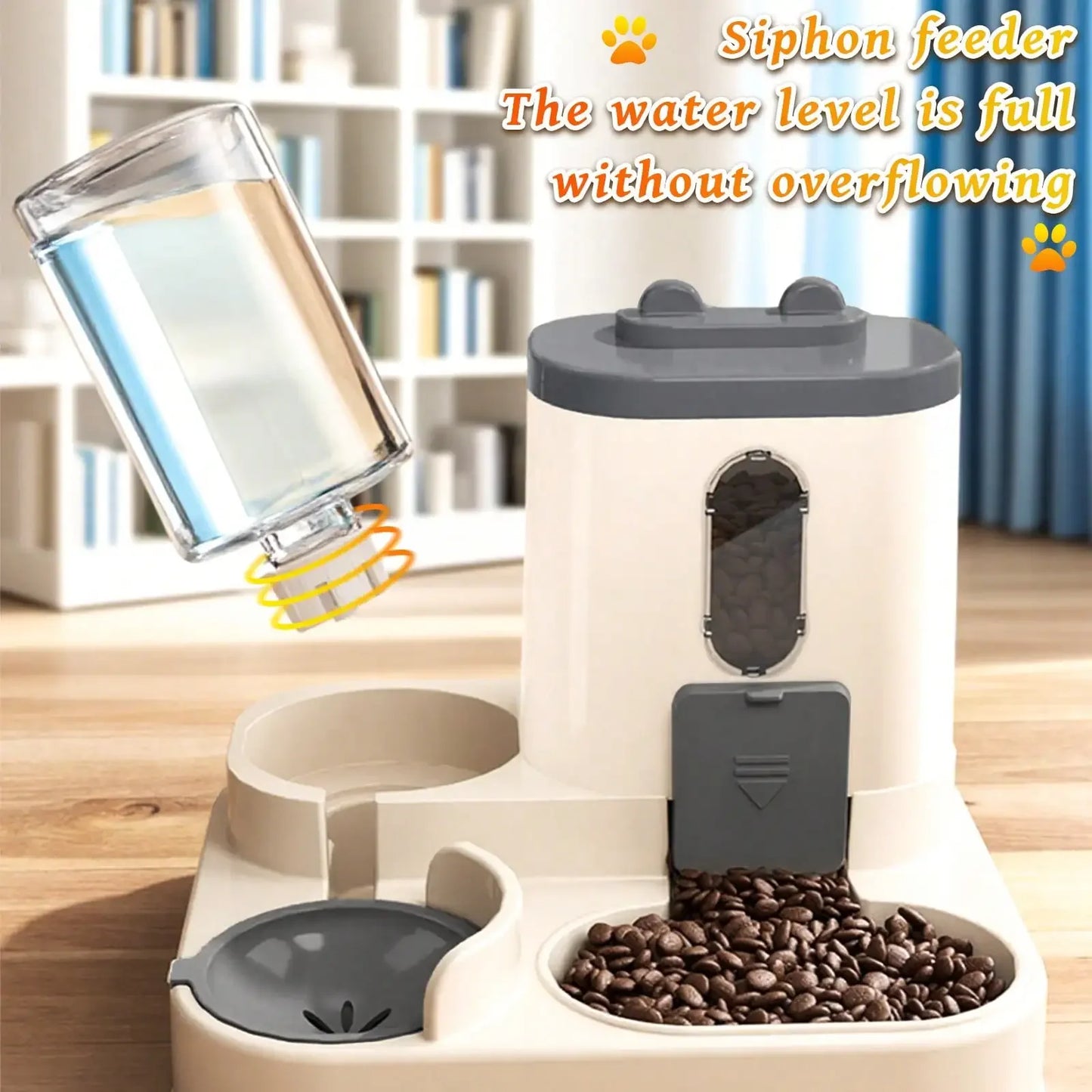 Automatic Cat Feeder and Water Dispenser Set for Pets