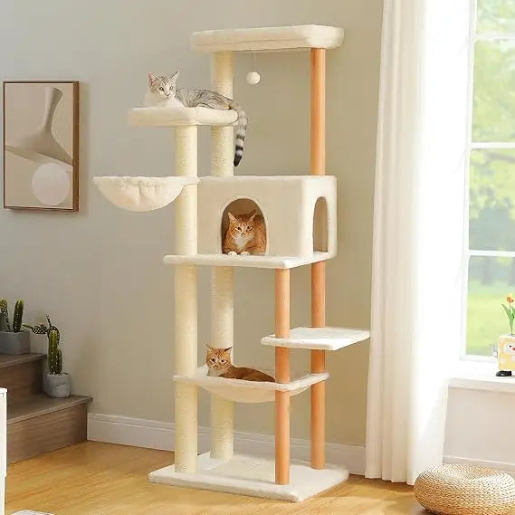 XUYUAN PAWZ Road Multi Level Cat Tree for Indoor Cats