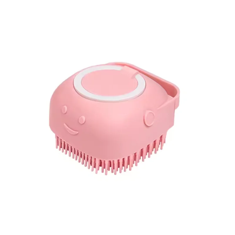 Bath Massage Brush For Pets Silicone Safe Pet Grooming Tool