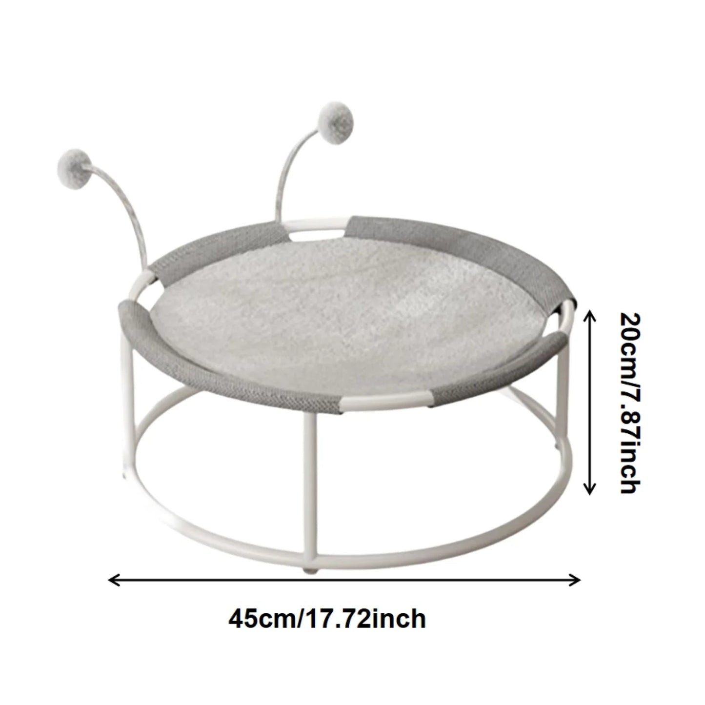 Raised Cat Hammock Bed With Removable Washable Mattress For Pets Indoor Outdoor