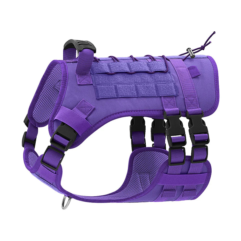 Tactical Dog Harness For Large Dogs No Pull With Handle